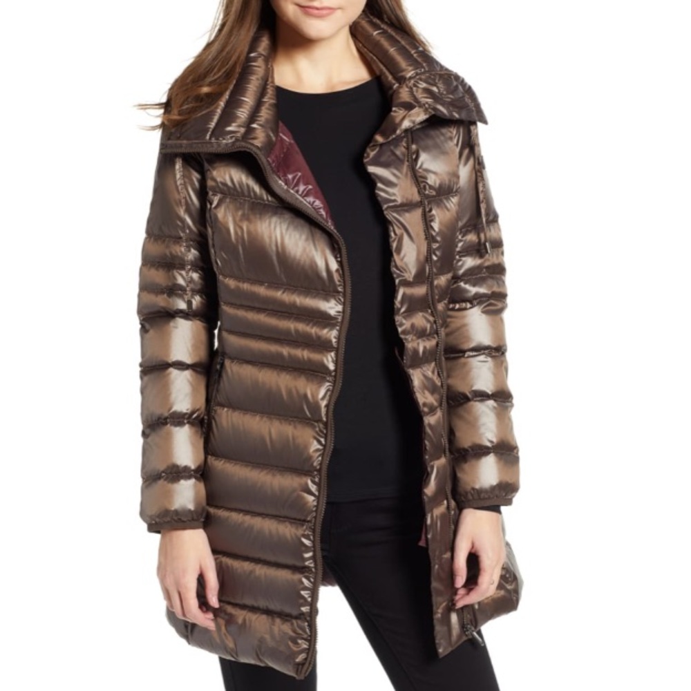Sam Edelman Asymmetrical Puffer Jacket - Picture 1 of 8
